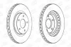 Гальмівний диск передній Mitsubishi ASX / Jeep Compas, Patriot / Dodge Avenger, Caliber / Chrysler CHAMPION 562790CH (фото 2)