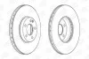 Гальмівний диск передній Mercedes A-Class (W176), B-Class (W246, W242), CLA (C117) CHAMPION 562989CH (фото 2)