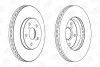Гальмівний диск передній Toyota Camry, Harrier, Previa / Lexus ES, RX CHAMPION 563047CH (фото 2)