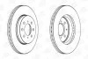 Гальмівний диск передній Honda City, Civic, Domani, Jazz CHAMPION 563065CH (фото 2)