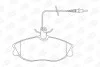 Гальмівні колодки передні Citroen ZX, Xsara / Peugeot 306, 406, 607 CHAMPION 571898CH (фото 2)