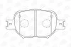 Гальмівні колодки передні Toyota Allion, Caldina, Celica, Corolla, Mark, Matrix, Opa, Premio, Veross CHAMPION 572517CH (фото 2)