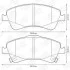 Гальмівні колодки передні Toyota Auris, Avensis, Verso CHAMPION 572600CH (фото 3)