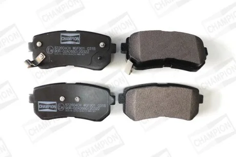 Колодки гальмівні CHAMPION 572604CH