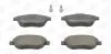 Гальмівні колодки передні Citroen C3, C4, Xsara, Picasso / Peugeot 1007, 206, 207, 307, Partner CHAMPION 573031CH (фото 1)