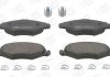 Гальмівні колодки передні Peugeot 206, 306 / Citroen Xsara CHAMPION 573051CH (фото 2)
