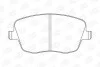 Гальмівні колодки передні VW Polo Skoda Fabia, Roomster / Seat Cordoba, Ibiza CHAMPION 573101CH (фото 2)