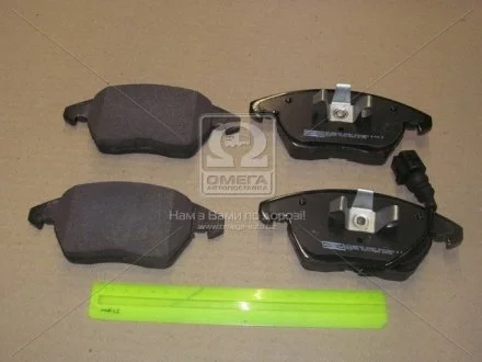 Колодки тормозные дисковые AUDI A3, SEAT, SKODA, VW передн. CHAMPION 573128CH
