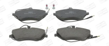 Накладки гальмівні передні Citroen C5 08-/C6 05-/407 14- CHAMPION 573131CH