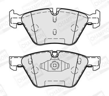 Гальмівні колодки передні BMW 1-Series, 3-Series CHAMPION 573187CH (фото 1)
