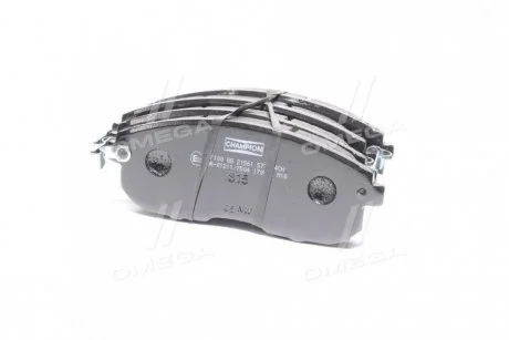 Колодки тормозные дисковые NISSAN TIIDA 1.5DCI-1.8 07-;SUZUKI SX4 06- передн. CHAMPION 573304CH