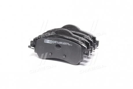 Колодки тормозные дисковые CITROEN C4 1.4,1.6 HDI 09-,DS4 1.6HDI 2010- передн. CHAMPION 573399CH