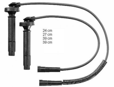 Комплект кабелів запалювання CHAMPION CLS080