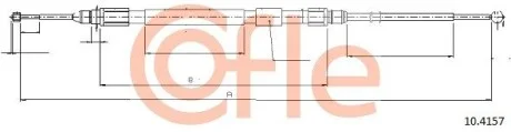 Трос ручника задний правый BMW 5 (E60 / 61) COFLE 10.4157