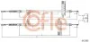 Трос ручника задний Ford Focus / C-max 3 / 03-04 (дисковые тормоза) 1770 / 1590x2 10.5362