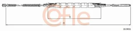 Трос ручного тормоза VW Caddy / Skoda Felicia COFLE 10.9031