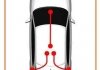 Трос стояночного гальма задн Лів Mercedes E (W211) 1.8-6.2 03.02-12.10 COFLE 10.9447 (фото 2)