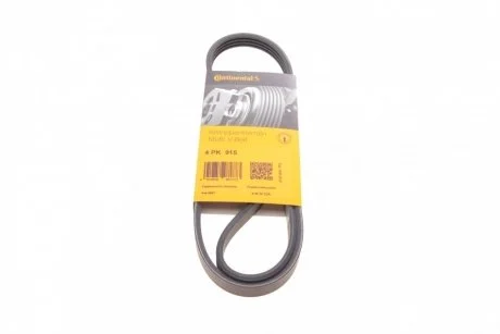Ремінь приводний полікліновий DAEWOO Matiz (M100) 0.8 Contitech 4PK915