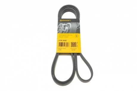 Ремінь генератора BM602 OM601 (AC)/Vito M111 (PS) CONTITECH Contitech 6PK2020