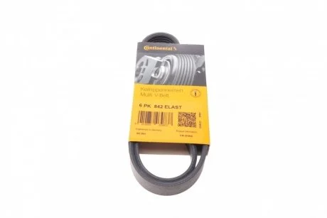 Ремень приводной поликлиновый Contitech 6PK842ELAST