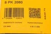 Ремень генератора Vario OM904 (+AC) CONTITECH Contitech 8PK2080 (фото 5)