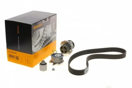 Комплект ГРМ, ремень + ролик + помпа Contitech CT1028WP2