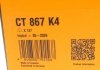 Комплект ГРМ (ремінь + ролик) Contitech CT867K4 (фото 6)