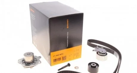Водяной насос помпа + комплект зубчатого ремня Contitech CT 968 WP2
