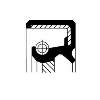Уплотняющее кольцо коробки передач; Уплотняющее кольцо вала, АКПП CORTECO 19017038 (фото 1)