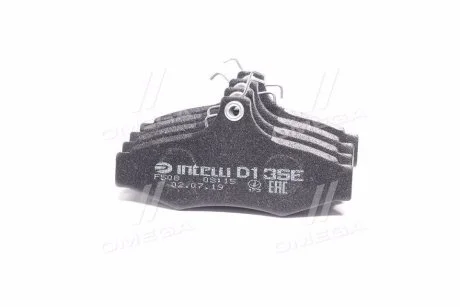 Колодки тормозные задние (применимость leganza musso nubira) DAFMI / INTELLI D135E