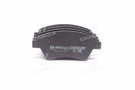 Колодки тормозные дисковые RENAULT KANGOO передн. DAFMI / INTELLI D202E