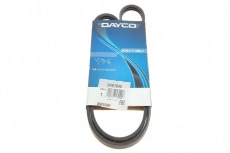 Ремень приводной поликлиновый Dayco DAYCO 3PK1040