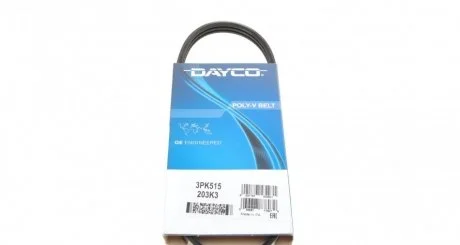 Ремень приводной поликлиновый DAYCO 3PK515