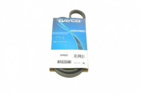 Ремінь П-клиновий Dayco DAYCO 3PK853