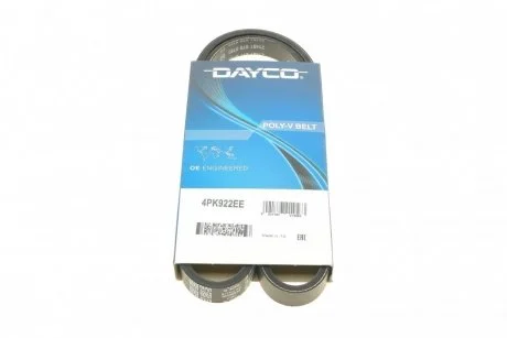 Ремінь приводний полікліновий Dayco DAYCO 4PK922EE