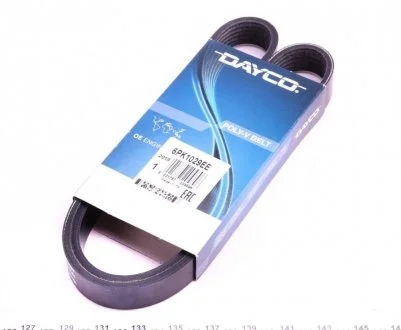 Ремень приводной поликлиновый Dayco DAYCO 6PK1029EE
