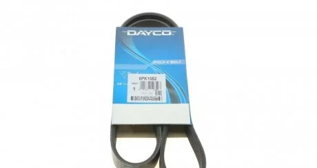 Ремень приводной поликлиновый Dayco DAYCO 6PK1082