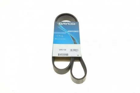 Ремінь П-клиновий Dayco DAYCO 6PK1150