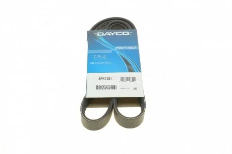 Ремень приводной поликлиновый Dayco DAYCO 6PK1381