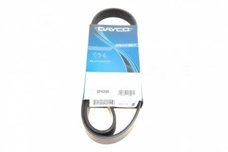 Ремень приводной поликлиновый Dayco DAYCO 6PK858