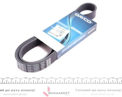 Ремінь приводний полікліновий Dayco DAYCO 7PK1705DT