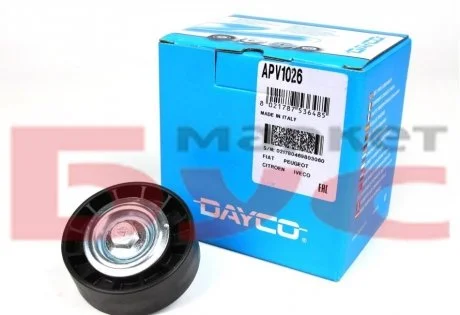 Ролик паразитный CITROEN / FIAT / IVECO / PEUGEOT Jumper / Ducato / Daily / Boxer 2,8 / 3,0L 99 - DAYCO APV1026
