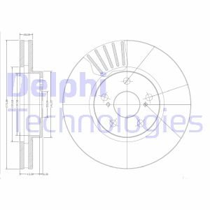 Гальмівний диск Delphi BG3189 (фото 1)
