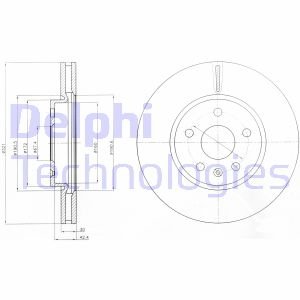 Гальмівний диск Delphi BG4189C (фото 1)