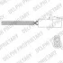Лямбда-зонд (кількість дротів 4, 400мм) VOLVO V40 CHRYSLER 300C FORD FIESTA IV, FIESTA V, FIESTA VI, FOCUS I, FUSION, KA, MONDEO II, MONDEO III, STREET KA FORD USA MUSTANG 1.25-5.7 01.88- Delphi ES2034912B1 (фото 2)