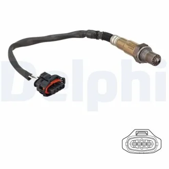 Лямбда-зонд (кількість дротів 4шт довжина 640мм) OPEL ASTRA H, ASTRA H GTC, ZAFIRA B Z16XE1/Z16XEP 03.04-09.12 Delphi ES2128612B1