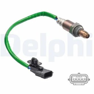 Лямбда-зонд (кількість дротів 4, 414мм) DACIA DUSTER RENAULT GRAND SCENIC IV, KADJAR, MEGANE IV, SCENIC IV, TALISMAN 1.5D/1.5DH 06.15- Delphi ES2130912B1
