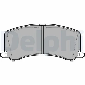 Гальмівні колодки, дискові Delphi LP1014
