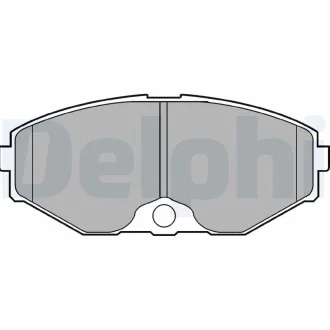 Тормозные колодки дисковые Nissan Maxima передняя сторона 89-06 Delphi LP1058