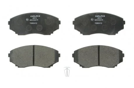 Комплект тормозных колодок с 4 шт. дисков Delphi LP1095